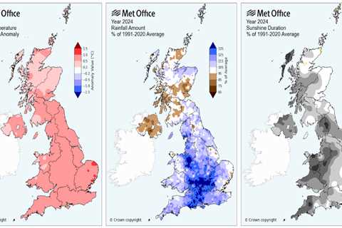 Met Office: A review of the UK’s climate in 2024