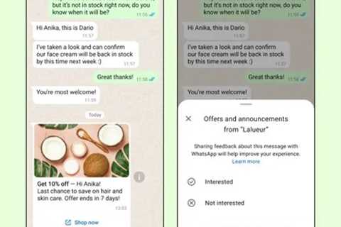 New Promotional DM Features for Businesses on WhatsApp