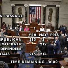 House passes budget bill cutting clean energy tax credits