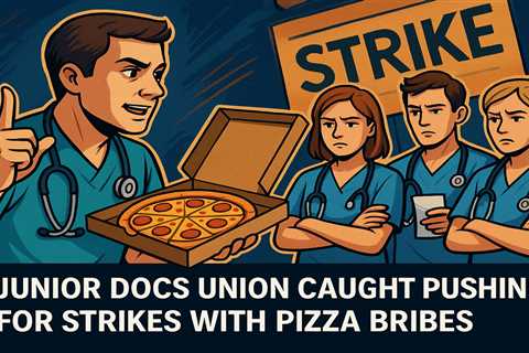 Junior docs' union caught pushing for strikes with pizza bribes – despite massive pay rise