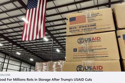 The Denial of Legally Committed Food to the Starving from the Planet’s Wealthiest Country Is Evil