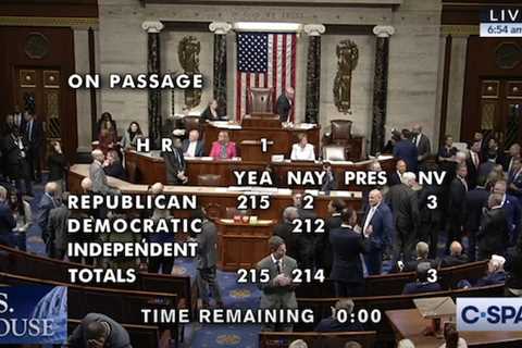 House passes budget bill cutting clean energy tax credits