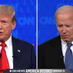 One Year Ago Today… President Trump Takes Down Senile Joe Biden and the Fake News Media in Biden’s..