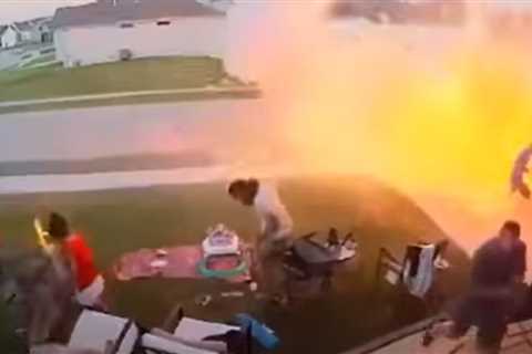 CLASSIC: Viral Video From 2022 Shows the Moment a Family’s Yard Turned Into a WAR ZONE Due to a..