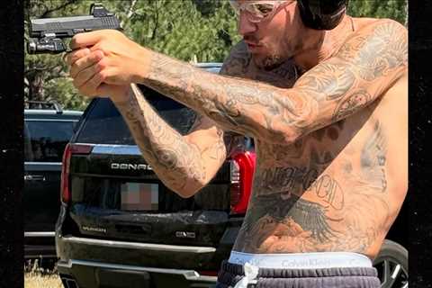 Shooting Guns Shirtless: Justin Bieber’s Bold Look
