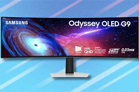Samsung Odyssey OLED G9 Gaming Monitor $700 Discount Available