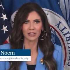 WATCH: Kristi Noem Savagely Blasts Democrats for Shutting Down the Government in Airport Public..