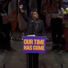 Big Tish Raises Her Fist and Lashes Out at Trump in First Public Appearance Since Federal..