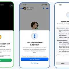 Warnings to Protect Older Users from Common Scams by Meta