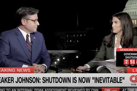 CNN’s Kaitlan Collins Tries to Run Cover for Schumer’s Reckless Shutdown – Speaker Mike Johnson..