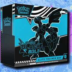 Pokémon TCG Black Bolt Elite Trainer Box Deal on Amazon