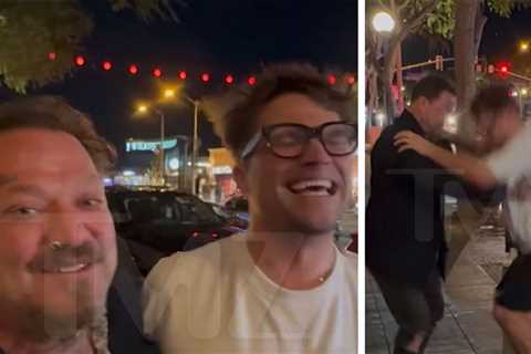 Bam Margera Guides Tom Schwartz to Epic Kickflip on Video