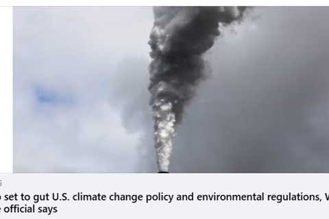 A Loss for Environmentalists, and Humanity as a Whole