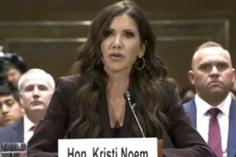 WATCH: leftists Scream AGAIN in Kristi Noem Hearing, Woman Ejected While Blaming ICE for Death of..