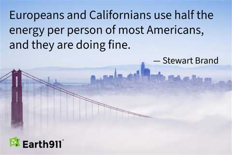 Earth911 Inspiration: Half The Energy and Doing Just Fine