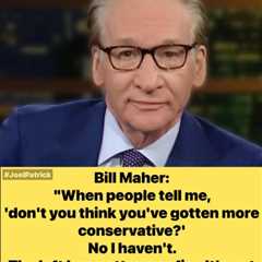 Bill Maher’s Political Evolution