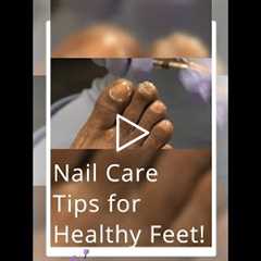 Cracked Heels & Thick Nails Smoothed Out | Instant Comfort | Nail Care Tips for Healthy Feet! 💅