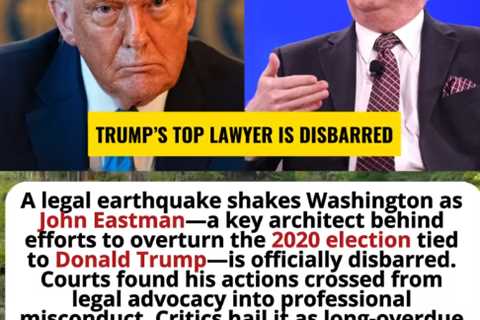John Eastman, One of Trump’s Attorney Henchmen in an Attempt to Overthrow the U.S. Government, Is..