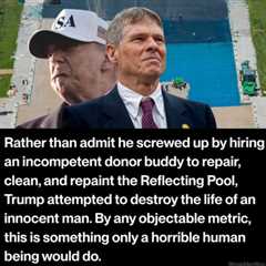 The Latest Chapter in Trump’s Depravity